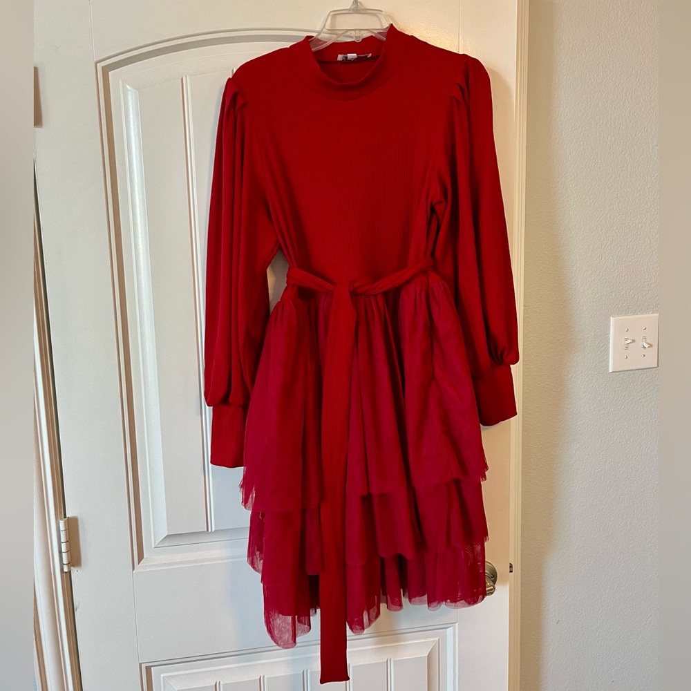 Ivy City Red Cosette Dress